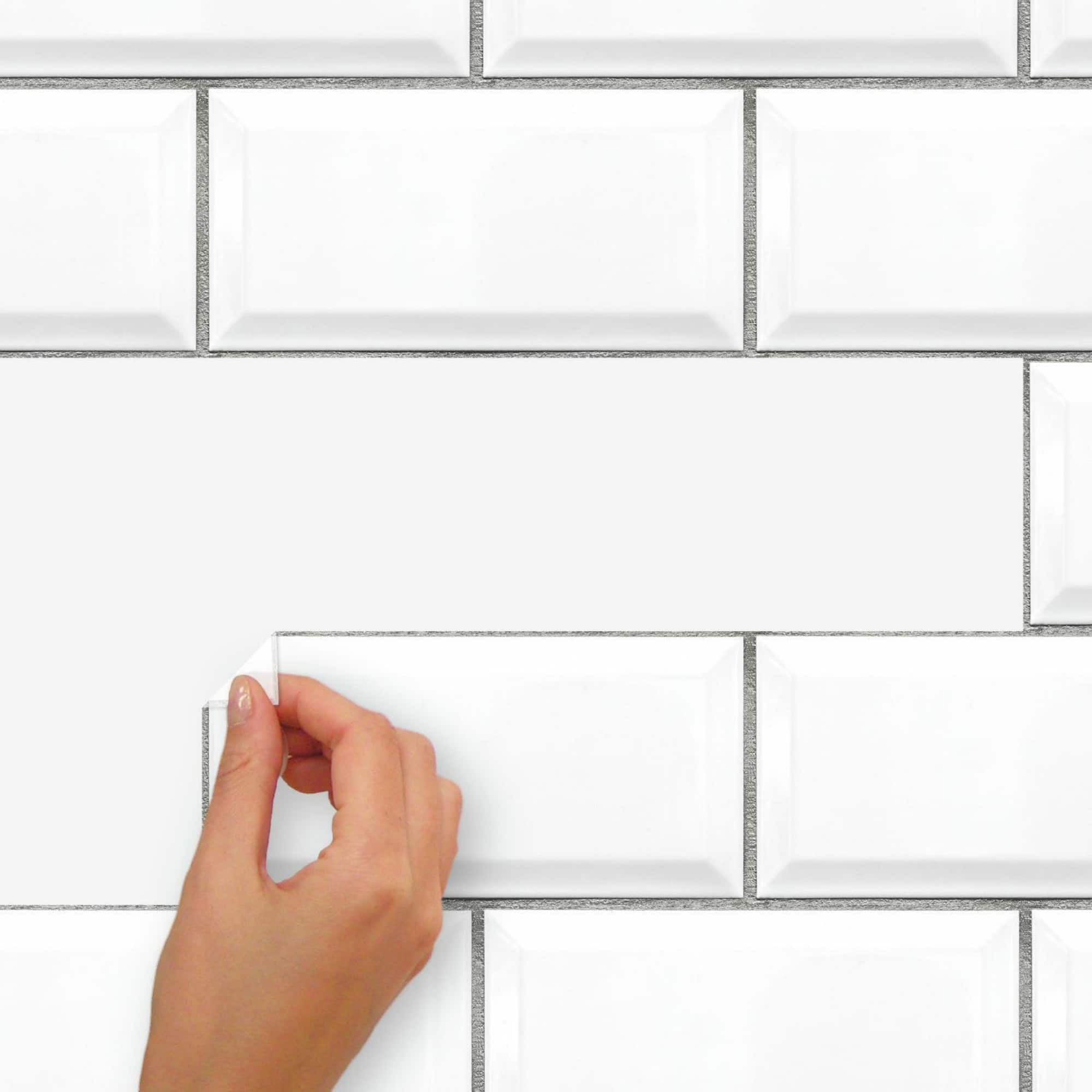 RoomMates Subway Tile Peel & Stick Giant Wall Decals